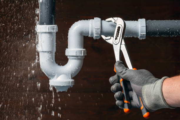 Professional Sewer Line Repair technician working in New Washington, OH